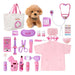 Meland Doctor Kit for Girls with Dog and Costume, Ages 3-6 0