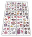 Sanrio 96 Planchas De Stickers Kuromi Cinnamoroll Melody 1