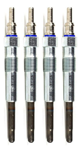 Hescher Kit X4 Preheating Glow Plug HC-152 for Jeep Cherokee 2.5 TD 0