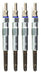 Hescher Kit X4 Preheating Glow Plug HC-152 for Jeep Cherokee 2.5 TD 0