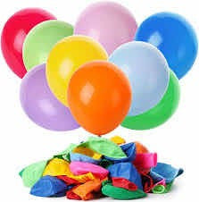 Latex 10-Inch Balloons - 50 Count in Choice of Colors 1