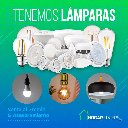 Hogar Liniers Lampara Led Ar111 Cuerpo Gris 15w Gu10 220v Foco Iluminacion 1