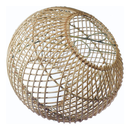 Artesanal Rattan Ball Lampshade, Pack of Two 0