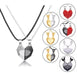 Magnetic Heart Couples Magnetic Necklace Love Jewelry Set Men Women Gift 0