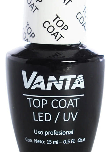 Top Coat Vanta  Esmalte Semipermanente Gel On-off X 15 Ml 0