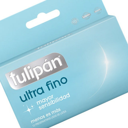 Tulipán Ultra Thin Latex Condoms Lubricated x12 4