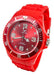 Kosiuko Red Silicone Watch for Men and Women 7495-200 0