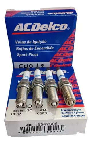 ACDelco Kit X4 Spark Plugs Toyota Corolla 1.8 16V 2012 Onwards 0