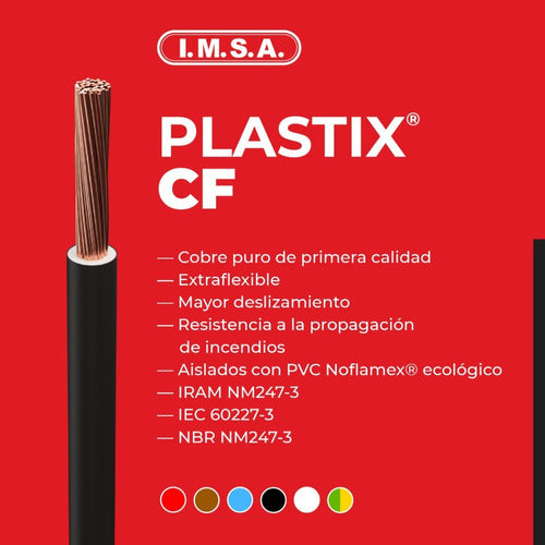 IMSA Cable Plastix - Cf - 1x1.50mm2 - Brown X 100 Mts 1