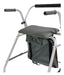 D.E.M.A. Foldable Walker with Wheels, Seat, and Bag for Seniors 2