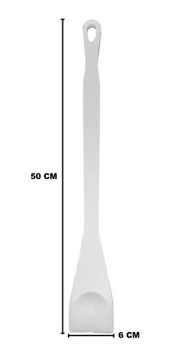 Colher Reforçada Para Massa 50cm 100º Polipropileno 1