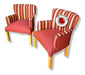 Set of 2 Armchairs with Armrests 11
