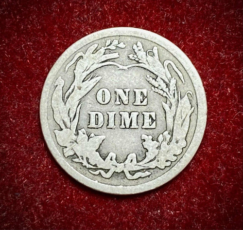 Moneda 1 Dime Estados Unidos 1913 Km 113 Plata 0.900 1