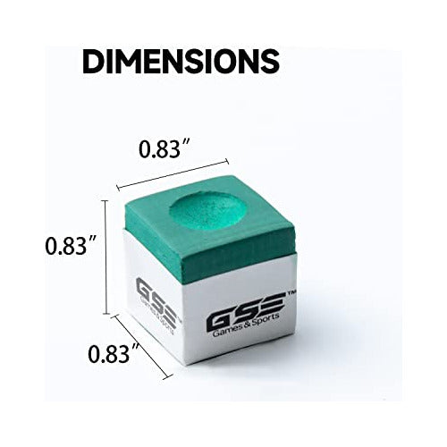 Gse 12 Tizas Para Taco De Billar Calidad Superior Gse - G 1