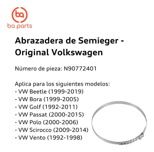 Audi Abrazadera De Semieje Vento 1992 Al 1998 1