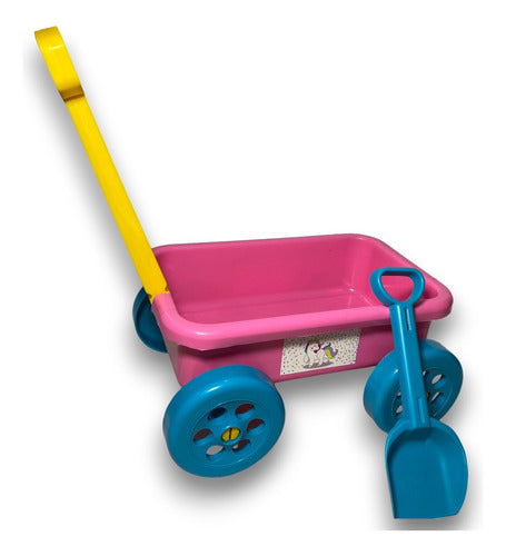 Maxplast Princess Beach Cart with Shovel 2