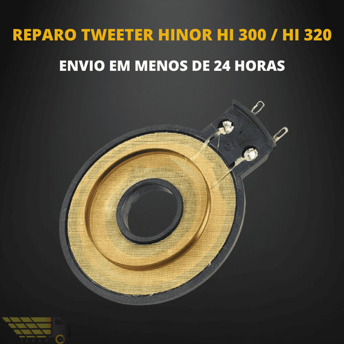 Pack Com 5 Reparos Tweeter Hi 300 Hi 320 Som Automotivo 3