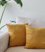 Stain-Resistant Synthetic Corduroy Pillow Cover 60 x 60 Washable 0