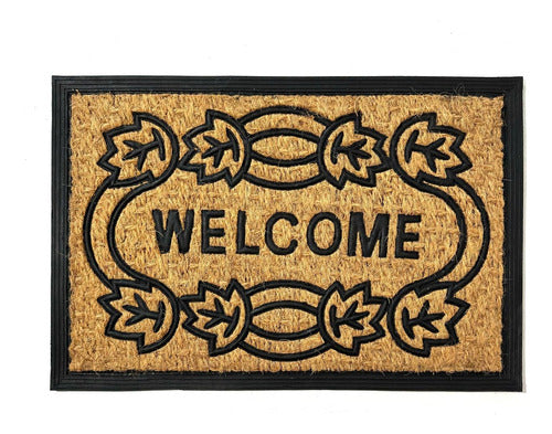 HS Entrance Mat Rug of Rubber and Coco 0