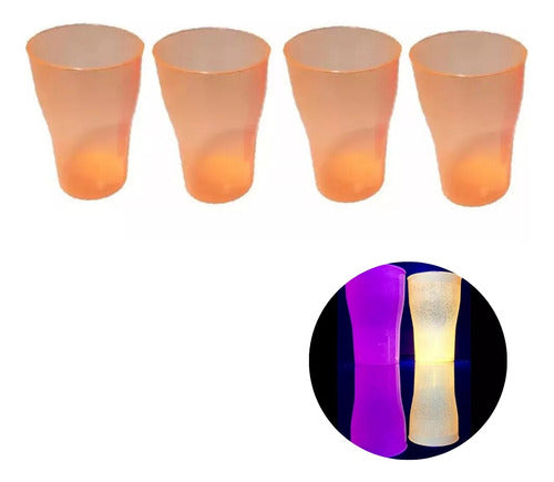 Pack of 10 Neon Matte Fluorescent Disposable Cola Cups 7