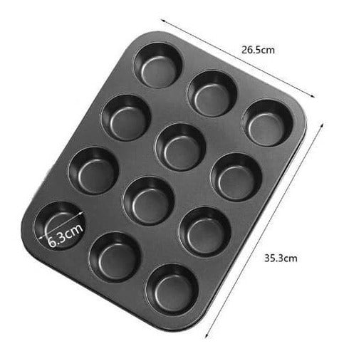 NG Non-Stick Teflon Mold for Cupcakes Muffins X12 1