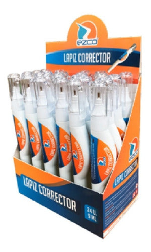 Ezco Corrector En Lapiz Punta De Metal X 12 Unidades 1