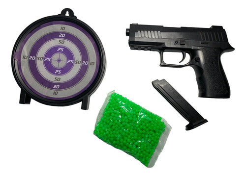 Vigor Set C1-4 Pistol + BBs + Gel Target 2