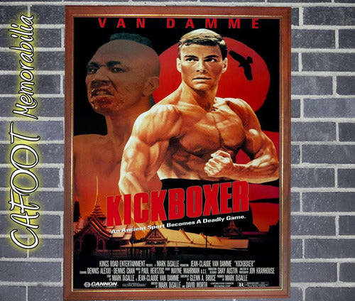 Cafoot Kickboxer Poster Frame Van Damme 0