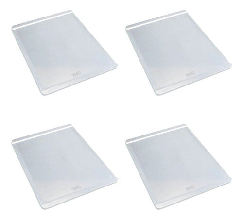 TMC Pack X4 Flat Aluminum Tray 44 X 32 Cm for Electric Oven 0