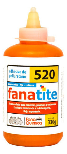 Fana Química Adhesivo Poliuretánico Fanatite 520 330gr Madera Cemento 0