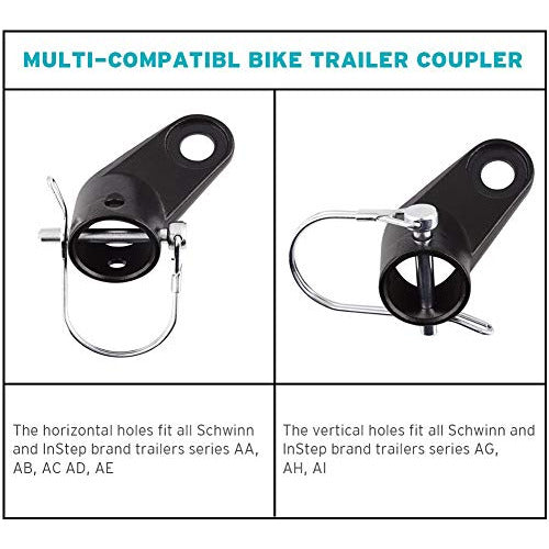 Titanker Bicycle Trailer Coupler in Angle 4