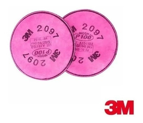 3M P100 2097 Filters for Vapor Relief / Electric Welding X4 1