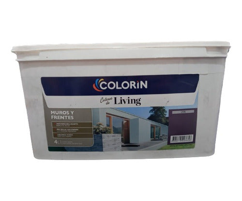 Colorin Living Exterior Frentes Uva 4lt 0