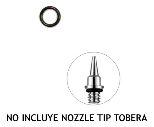 Hobbykits Oring De Repuesto Para Nozzle Tip Tobera De Aerografos X10 6