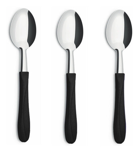 Simonaggio Set of 3 Pratika Stainless Steel Spoons - Febo 2