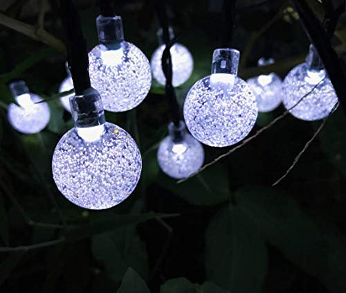 Splocolor Solar Outdoor String Lights, 20 Feet 0