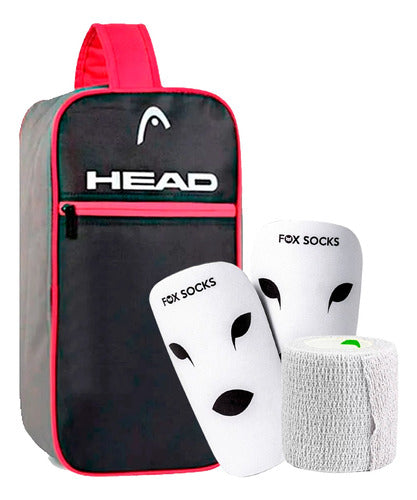 Head Football Kit: Cleat Bag + Shin Guards + Self-Adhesive Bandage 1