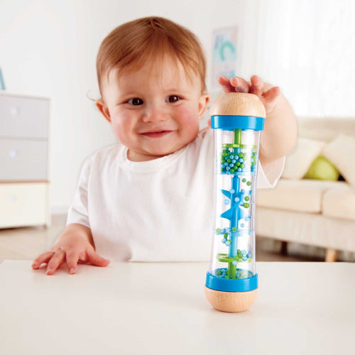 Hape Rainmaker Rattle with Water Drops - Educational Toy 1