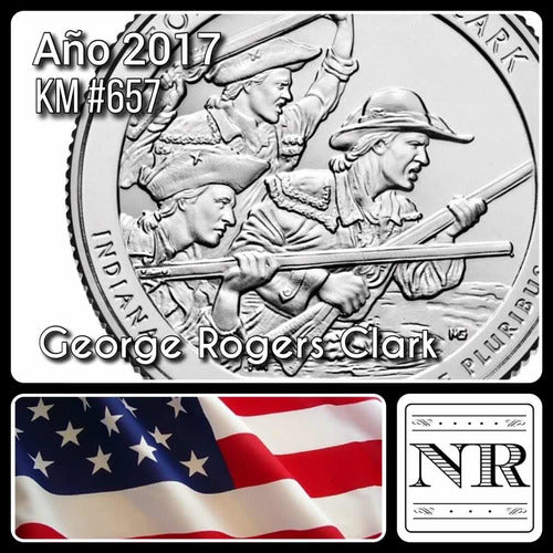 United States - 25 Cents - Year 2017 - George Roger Clark 0