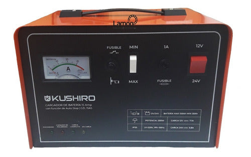 Kushiro 15 Amp Battery Charger with Auto Stop Function 1