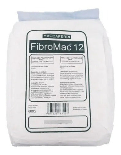 Fibra De Polipropileno Fibromac 12 X 600 Grs 0