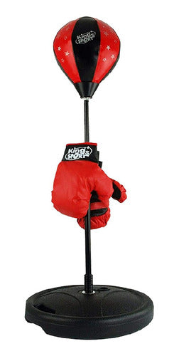 Citykids Boxing Set for Kids with Punching Ball and Gloves 0