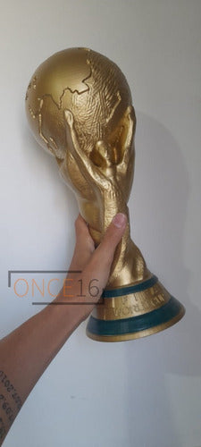 ONCE16 FIFA WORLD CUP Real Size 36.8 CM 3D Printed Trophy 0