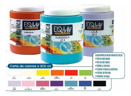 EQ Arte Acrylic Base 900 cc X 5 Units 1