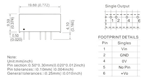 B0512s-2w B0512s2w Conversor 12v 2w 2