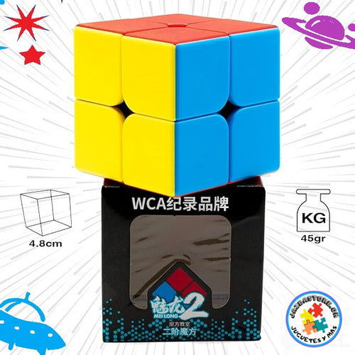 Moyu Cubo Rubik Meilong 2 X 2 Stickerless Cubo Magico 2x2x2 1