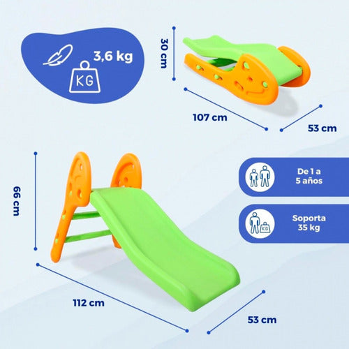 Mnl Foldable Plastic Children's Slide 1