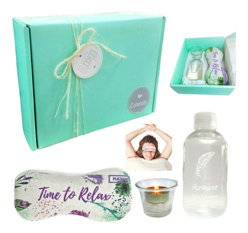 Gift Box Christmas Spa Relaxation Kit with Jasmine Aroma - Set Zen N62 - Gift Box Navidad Kit Regalo Spa Jazmín Set Zen Relax N62