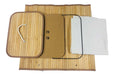 Cesto Plegable De Bambu Rectangular Vonne Con Funda Y Tapa 3