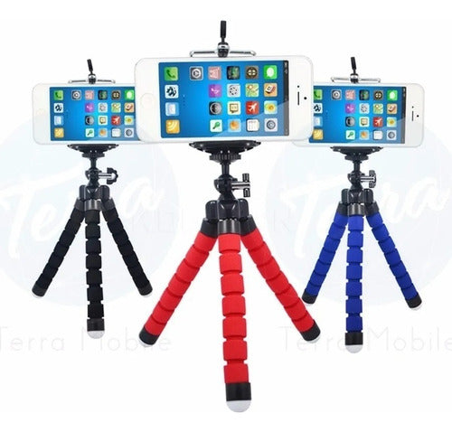 Spider Octopus Tripod 17cm GoPro Cellphone with Included Head 13